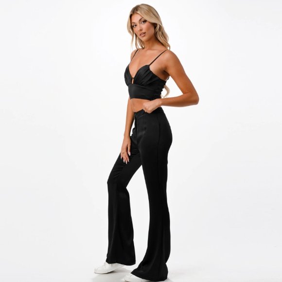 Stassie Satin Pants - Picture 2 of 4